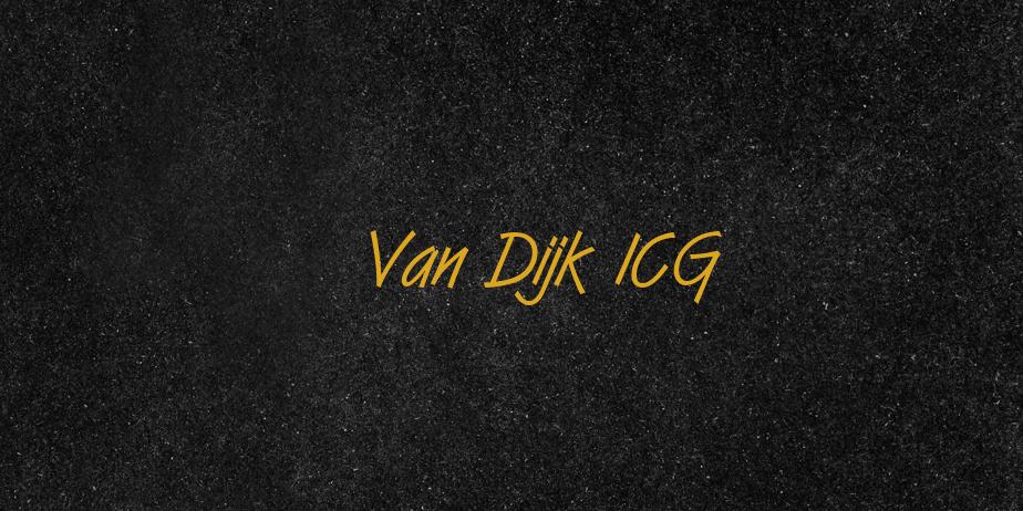 Fonte Van Dijk ICG