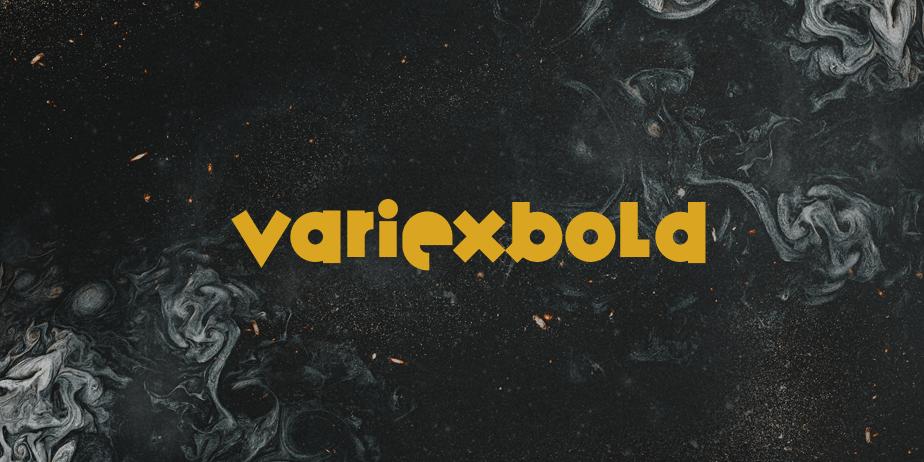 Fonte VariexBold