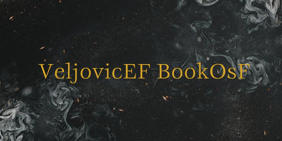 Fonte VeljovicEF BookOsF