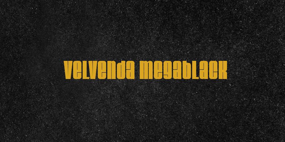 Fonte Velvenda Megablack