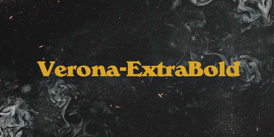 Fonte Verona-ExtraBold