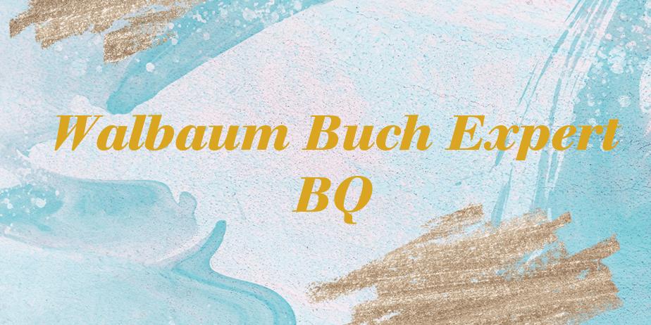 Fonte Walbaum Buch Expert BQ