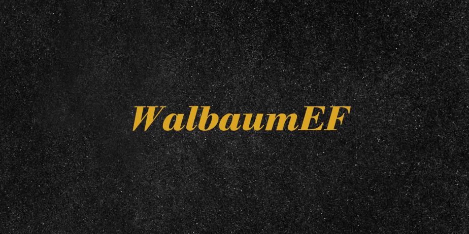 Fonte WalbaumEF