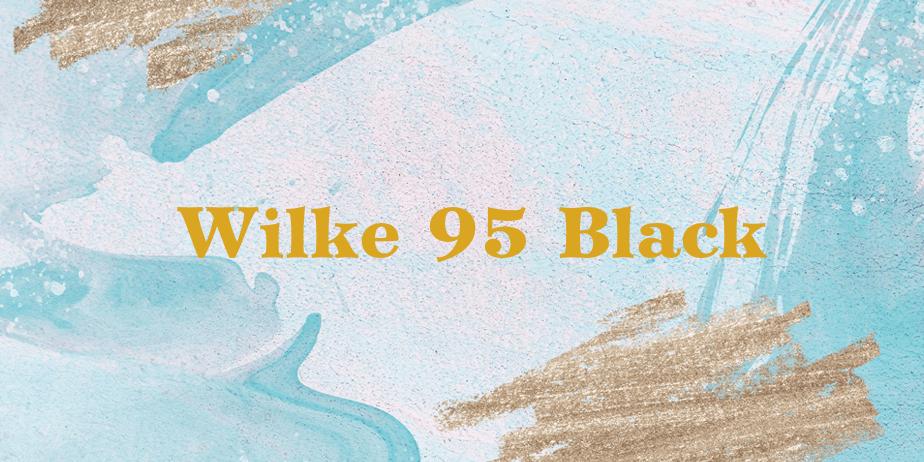 Fonte Wilke 95 Black