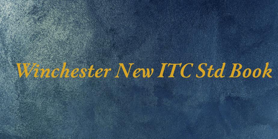 Fonte Winchester New ITC Std Book