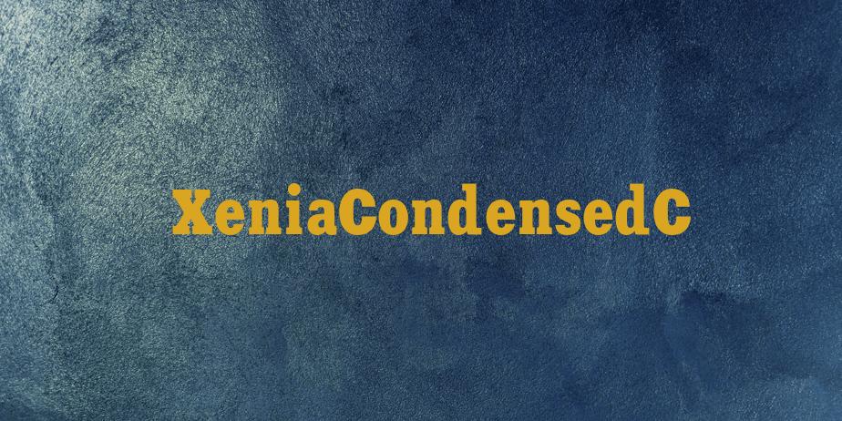 Fonte XeniaCondensedC