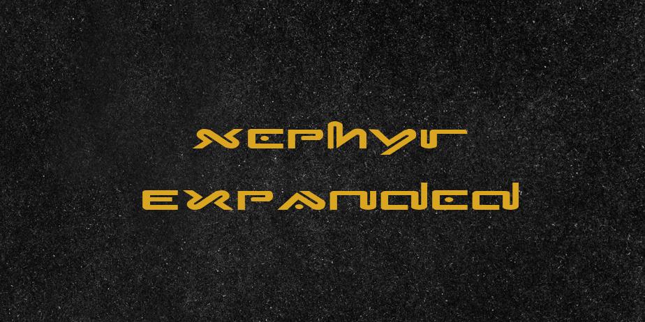 Fonte Xephyr Expanded