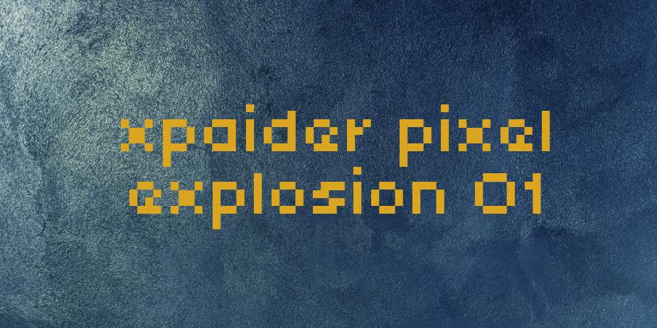 Fonte xpaider pixel explosion 01