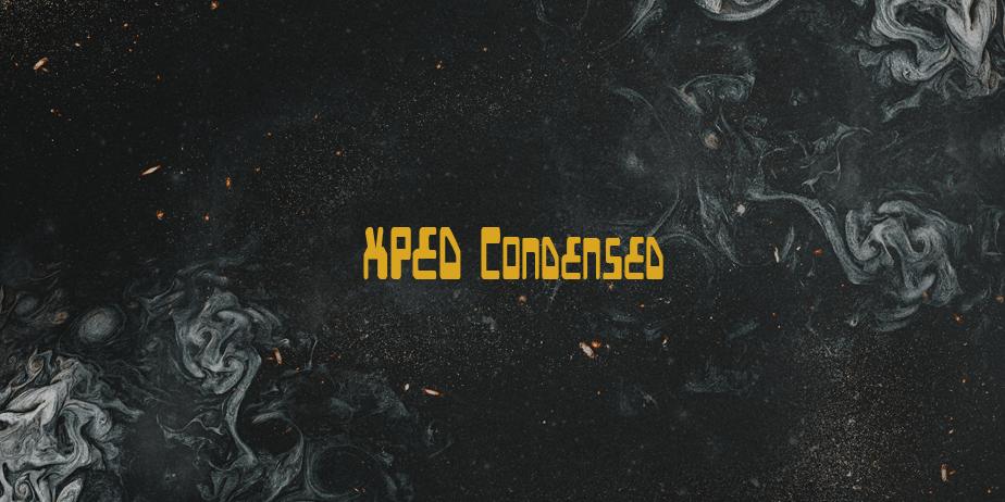 Fonte XPED Condensed
