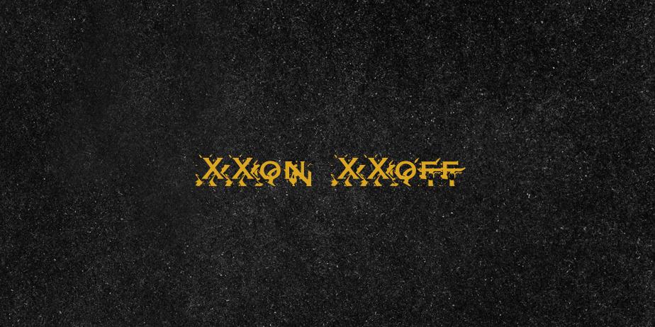 Fonte XXon XXoff