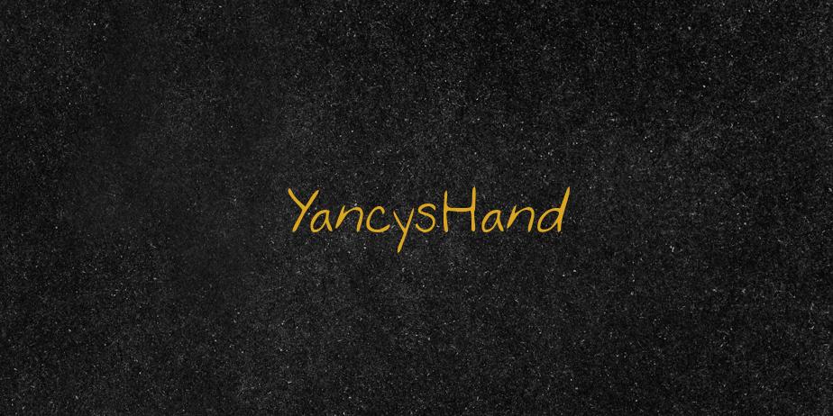 Fonte YancysHand