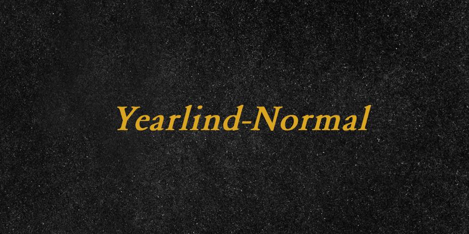 Fonte Yearlind-Normal