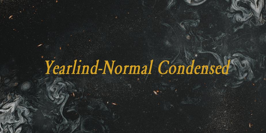 Fonte Yearlind-Normal Condensed