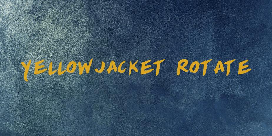 Fonte Yellowjacket Rotate