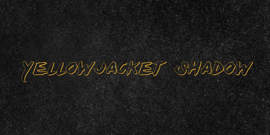 Fonte Yellowjacket Shadow