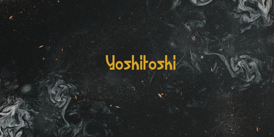 Fonte Yoshitoshi