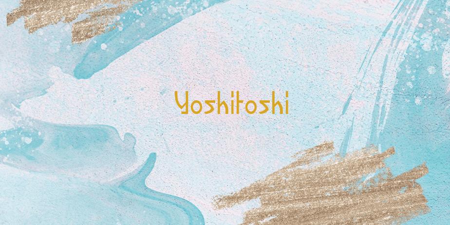 Fonte Yoshitoshi