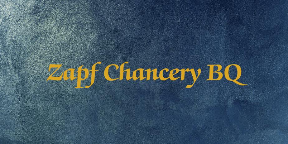 Fonte Zapf Chancery BQ