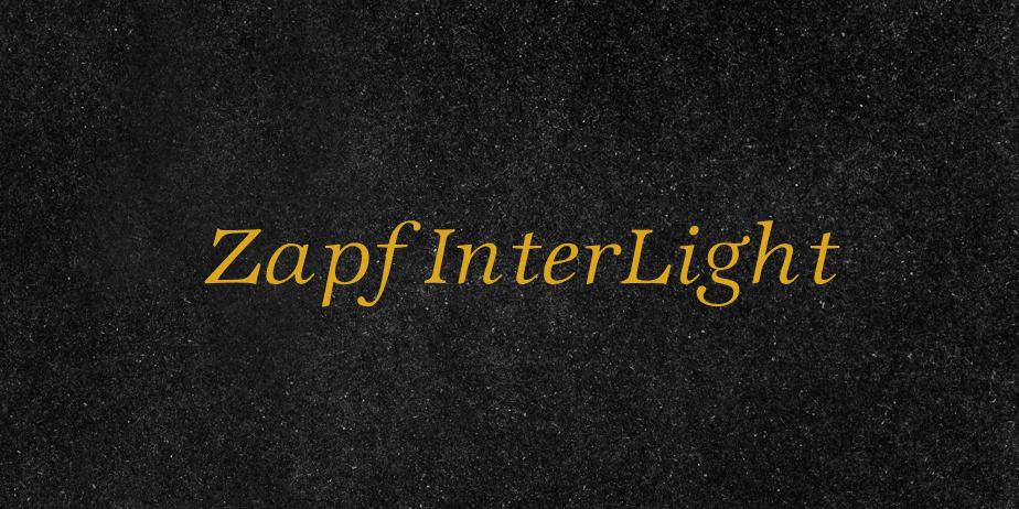 Fonte Zapf InterLight