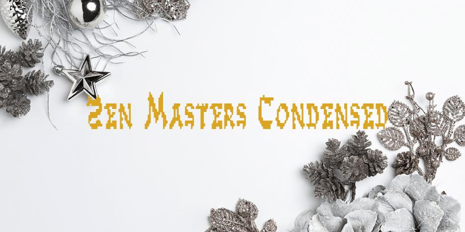 Fonte Zen Masters Condensed