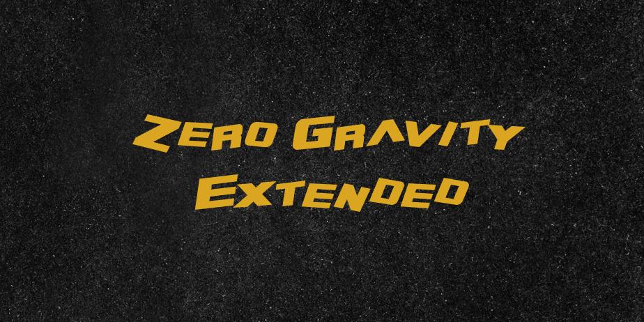 Fonte Zero Gravity Extended