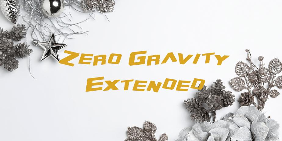 Fonte Zero Gravity Extended