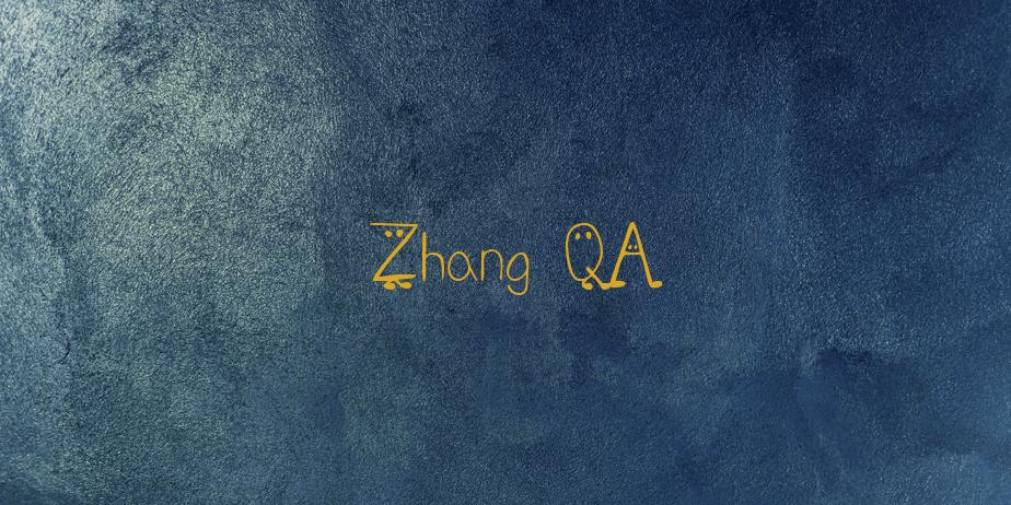 Fonte Zhang QA